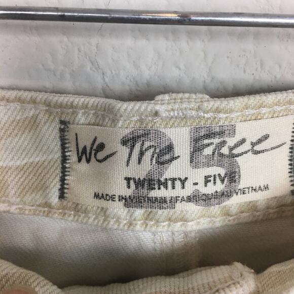 We the Free Tan Tiger Stripe Denim Mini NWt  Skirt 25 - Picture 5 of 8